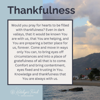 Thankfulness